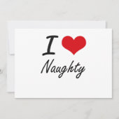 I Love Naughty (Front)