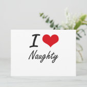 I Love Naughty (Standing Front)