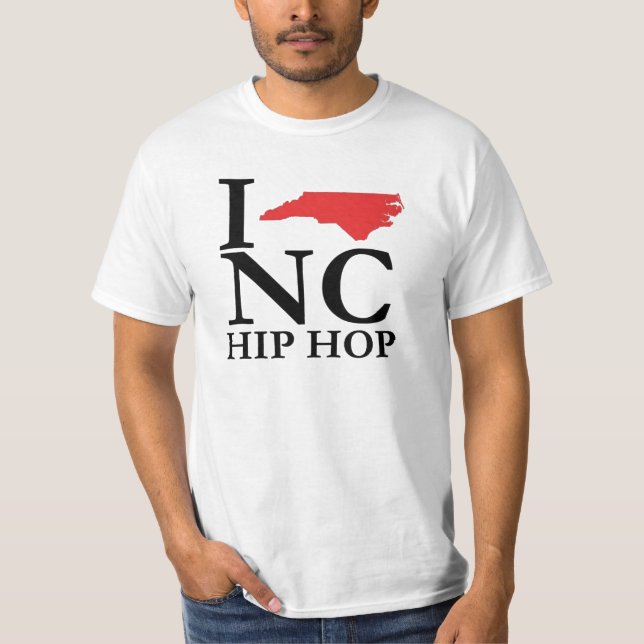 I Love NC Hip Hop Tee (Front)