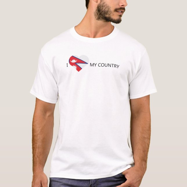 I Love Nepal T-Shirt (Front)