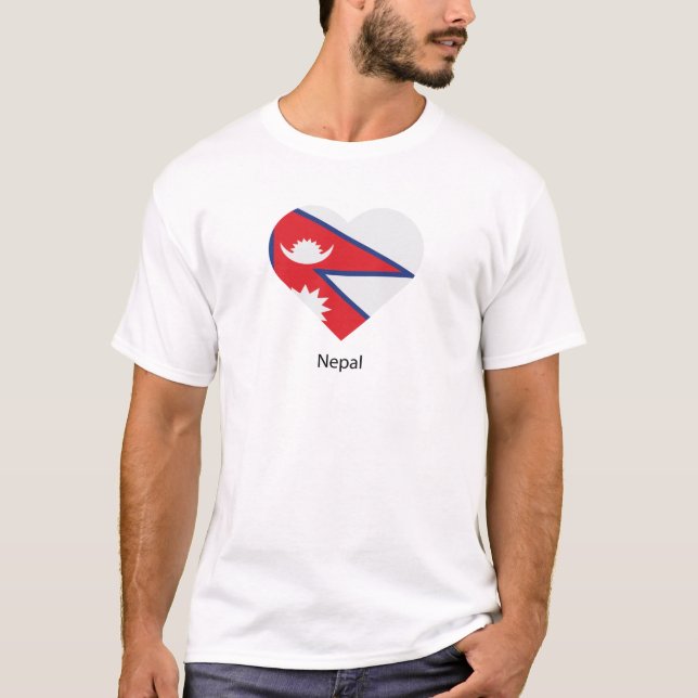 I Love Nepal T-Shirt (Front)