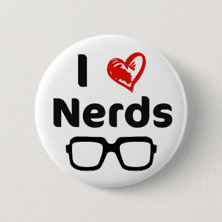 I love nerds button