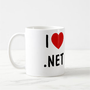 I Love .NET Coffee Mug