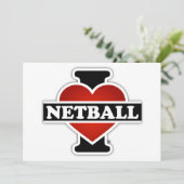 I Love Netball (Standing Front)
