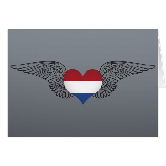 I Love Netherlands -wings Cards (Front Horizontal)