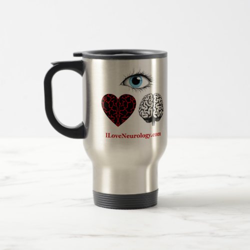 I Love Neurology Coffee Mug Travel Mug