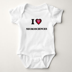 I Love Neurosciences Baby Bodysuit
