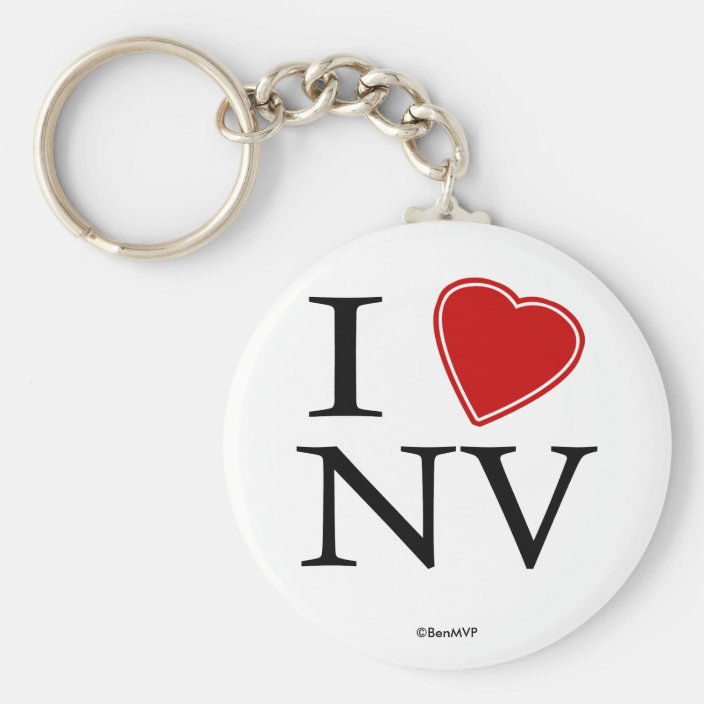I Love Nevada Key Chain