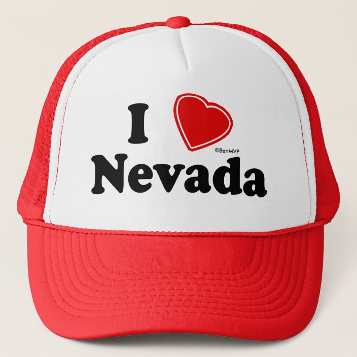 I Love Nevada Mesh Hat