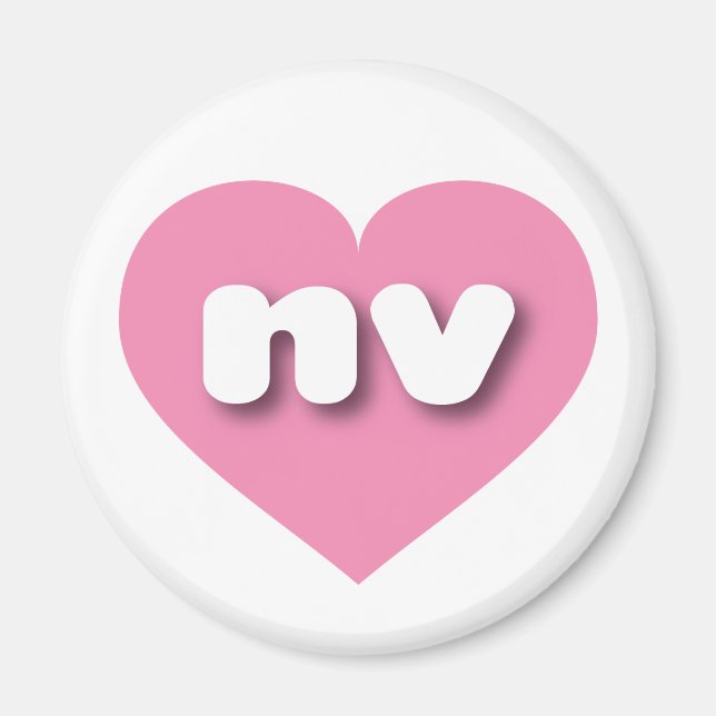 I love Nevada - nv pink heart Magnet (Front)