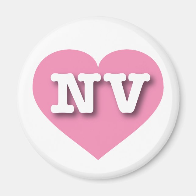 I love Nevada - NV pink heart Magnet (Front)