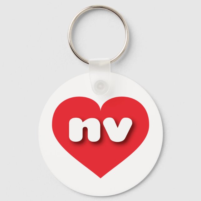 I love Nevada - nv red heart Keychain (Front)