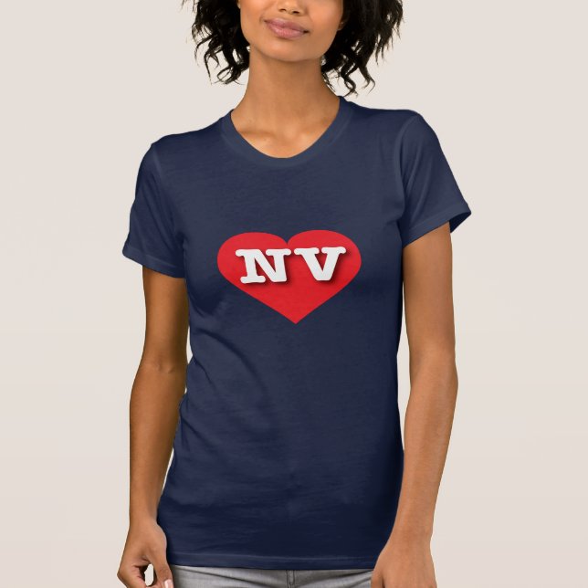 I love Nevada - NV red heart T-Shirt (Front)