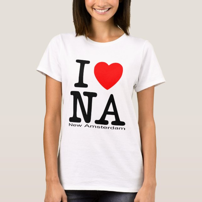 I Love New Amsterdam T-Shirt (Front)