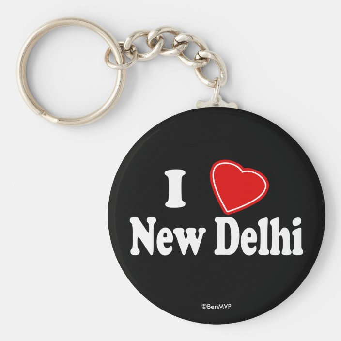 I Love New Delhi Key Chain