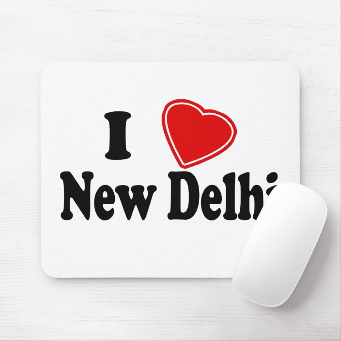 I Love New Delhi Mouse Pad