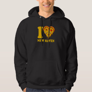 I Love New Haven Connecticut Pizza I Heart New Hav Hoodie