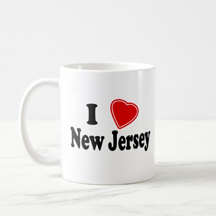 I Love New Jersey Drinkware