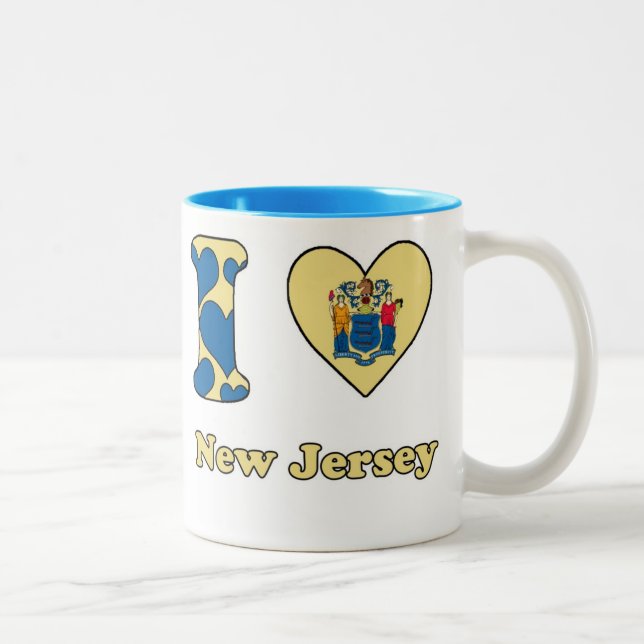 I love New Jersey Two-Tone Coffee Mug (Right)
