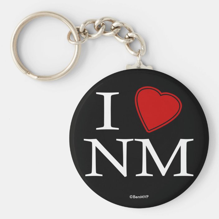 I Love New Mexico Key Chain