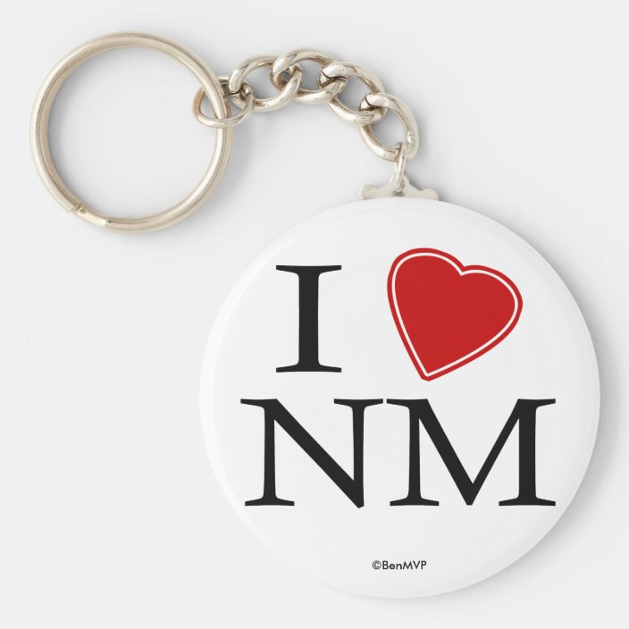 I Love New Mexico Keychain