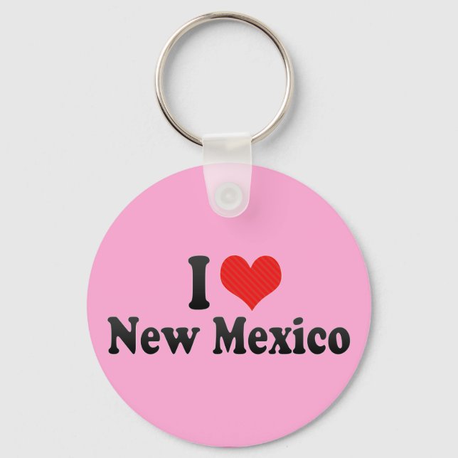 I Love  New Mexico Keychain (Front)