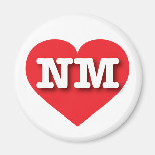 I love New Mexico - NM red heart Magnet