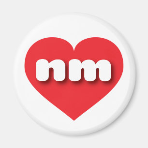 I love New Mexico - nm red heart Magnet