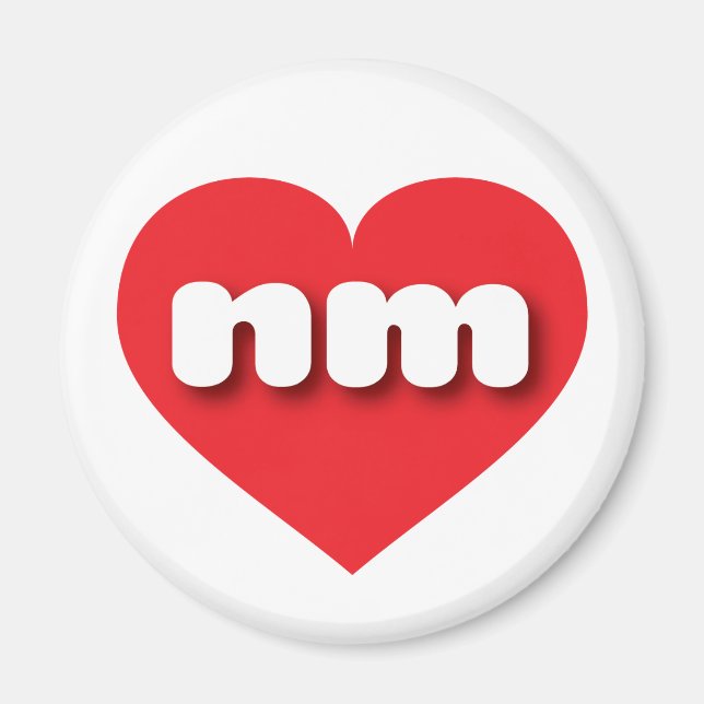 I love New Mexico - nm red heart Magnet (Front)
