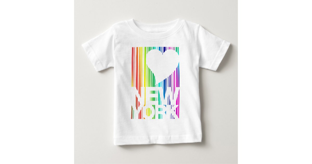 I Love New York Baby T Shirt Zazzle Com
