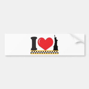 I Love New York Bumper Sticker
