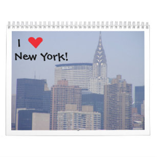 I Love New York Calendar