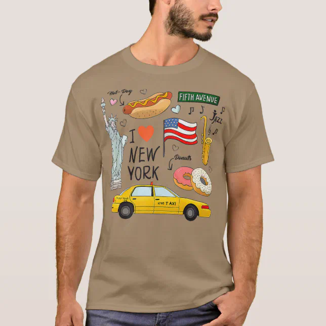 NY New York T-shirt, NY Souvenirs T-shirt, T-shirt NY