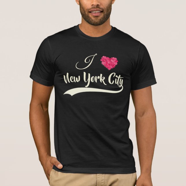 I Love New York City. Personalized T-Shirt (Front)