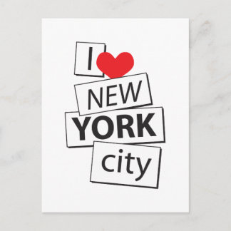 I Love New York City Postcard