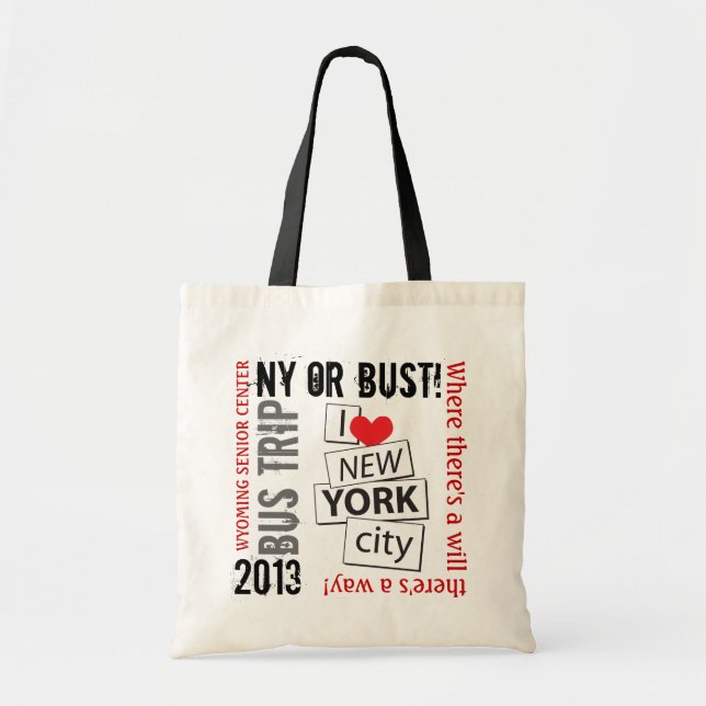 I Love New York City Tote Bag (Front)