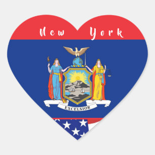 I love  New York  Heart Sticker