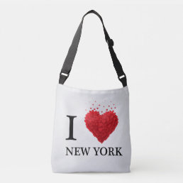 I Love New York Hearts Crossbody Bag