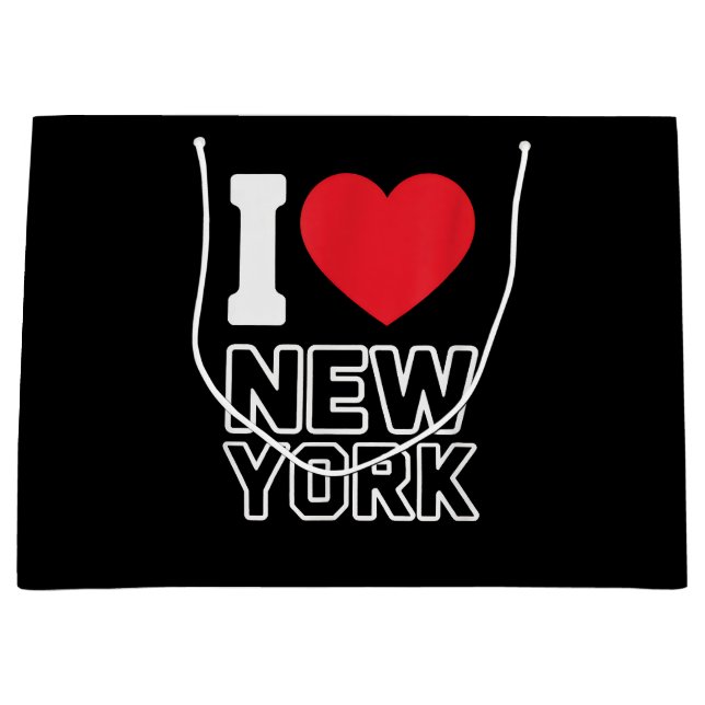 I Love New York - New York City Nyc Large Gift Bag (Front)