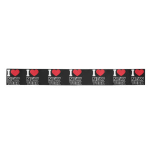 I Love New York - New York City Nyc Satin Ribbon