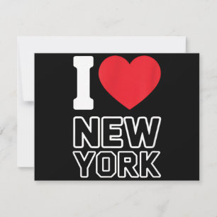 I Love New York - New York City Nyc Thank You Card
