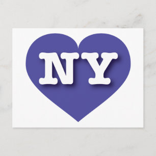 I love New York - NY blue heart Postcard