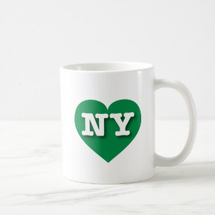 I love New York - NY green heart Coffee Mug