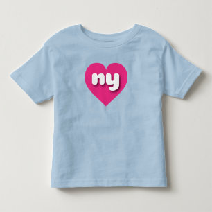 I love New York - ny hot pink heart Toddler T-shirt