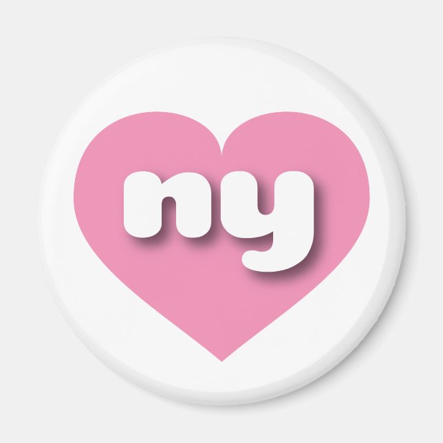 I love New York - ny pink heart Magnet (Front)