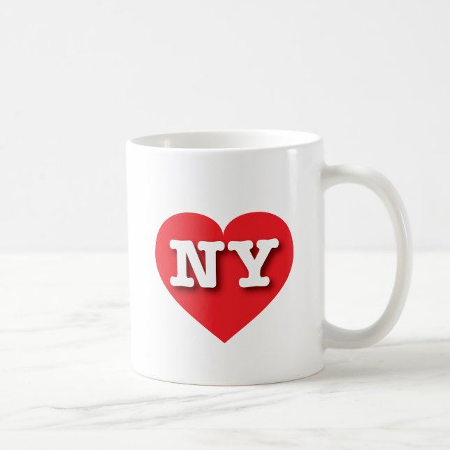 I love New York - NY red heart Coffee Mug (Right)