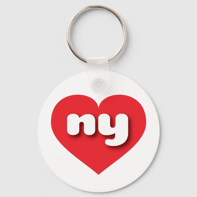 I love New York - ny red heart Keychain (Front)