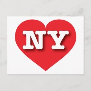 I love New York - NY red heart Postcard