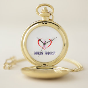 I Love New York Pocket Watch