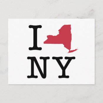 I Love New York Postcard by Tstore at Zazzle
